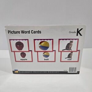 Benchmark‎ Education Grade K Picture Word Cards NEW Kindergarten Homeschool